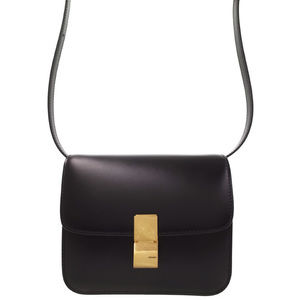 Celine Classic Teen Box Shoulder Bag Black